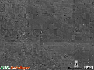 St. Bernard township, Nebraska satellite photo by USGS