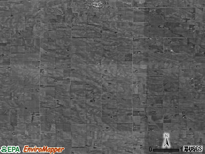 Walker township, Nebraska satellite photo by USGS