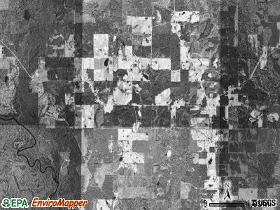 Harper township, Arkansas satellite photo by USGS