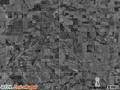 Logan township, Nebraska satellite photo by USGS