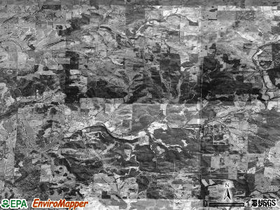 Vidette township, Arkansas satellite photo by USGS