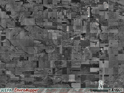 Ridgeley township, Nebraska satellite photo by USGS