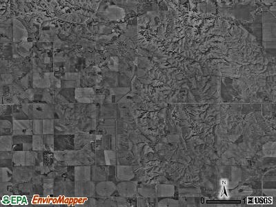 Michigan township, Nebraska satellite photo by USGS