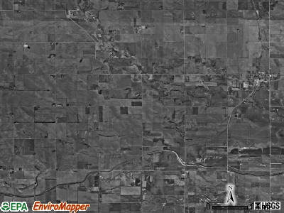 Lost Creek township, Nebraska satellite photo by USGS