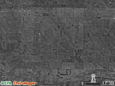 Monroe township, Nebraska satellite photo by USGS