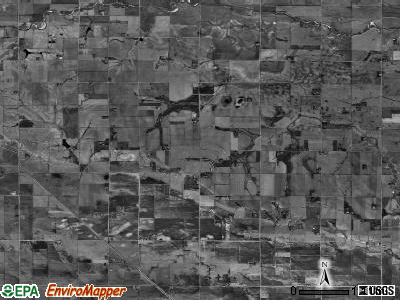 Maple township, Nebraska satellite photo by USGS