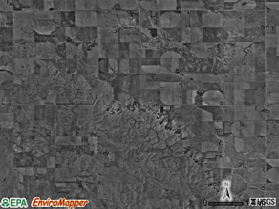 Vinton township, Nebraska satellite photo by USGS