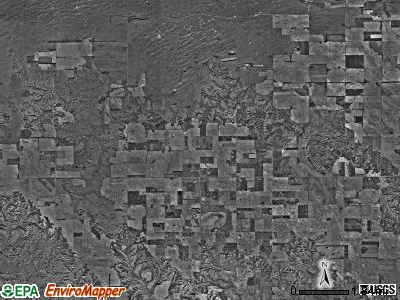 Cliff township, Nebraska satellite photo by USGS