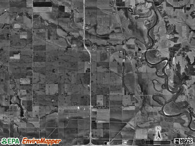 Nickerson township, Nebraska satellite photo by USGS