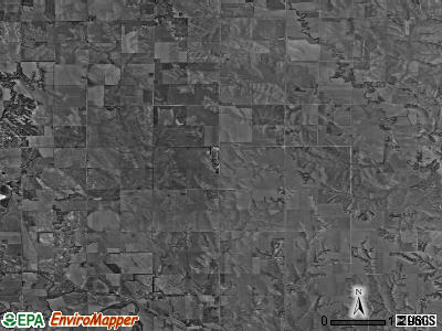 Cedar township, Nebraska satellite photo by USGS
