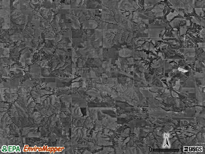 Timber Creek township, Nebraska satellite photo by USGS