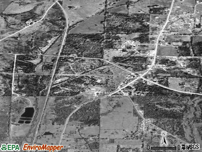 Tollette township, Arkansas satellite photo by USGS