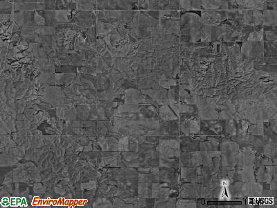Davis Creek township, Nebraska satellite photo by USGS