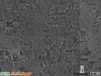 Yale township, Nebraska satellite photo by USGS