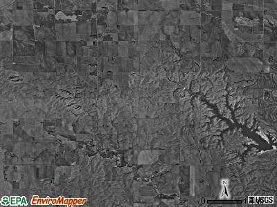 Independent township, Nebraska satellite photo by USGS
