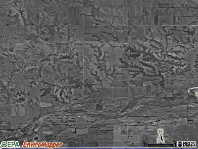 Council Creek township, Nebraska satellite photo by USGS