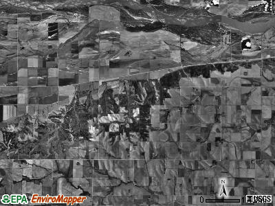 Bohemia township, Nebraska satellite photo by USGS