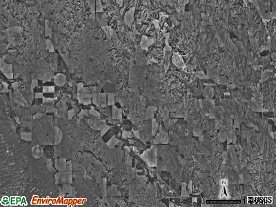 Triumph township, Nebraska satellite photo by USGS