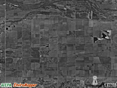 Alexis township, Nebraska satellite photo by USGS