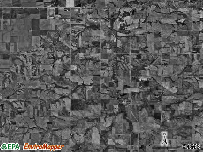 Linwood township, Nebraska satellite photo by USGS