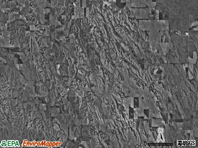 Ryno township, Nebraska satellite photo by USGS