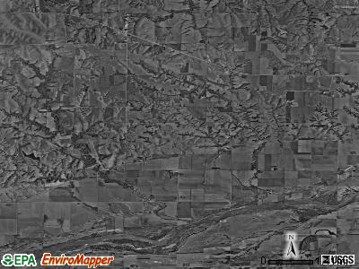 Loup Ferry township, Nebraska satellite photo by USGS