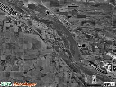 Leshara township, Nebraska satellite photo by USGS