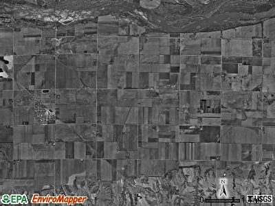 Savannah township, Nebraska satellite photo by USGS