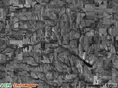 Chester township, Nebraska satellite photo by USGS