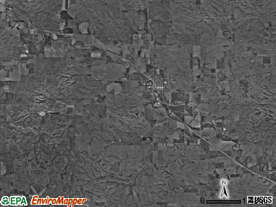 Ansley township, Nebraska satellite photo by USGS