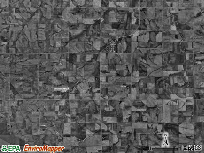 Skull Creek township, Nebraska satellite photo by USGS