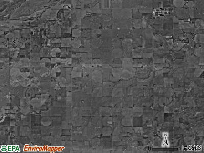 Mead township, Nebraska satellite photo by USGS