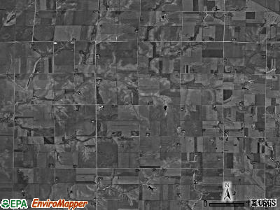 Center township, Nebraska satellite photo by USGS