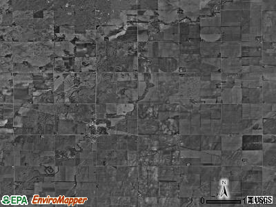 Midland township, Nebraska satellite photo by USGS