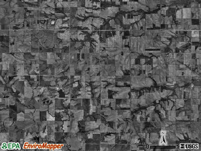 Newman township, Nebraska satellite photo by USGS