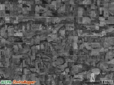 Chapman township, Nebraska satellite photo by USGS