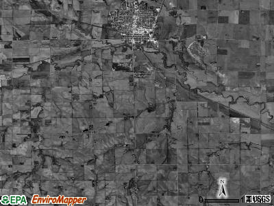 Stocking township, Nebraska satellite photo by USGS