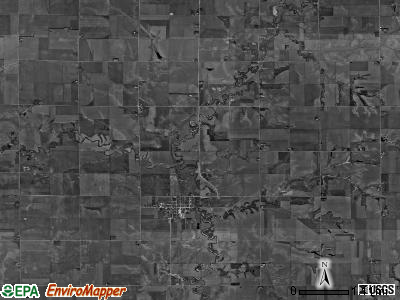Ulysses township, Nebraska satellite photo by USGS