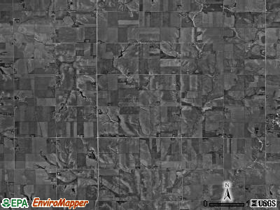 Plum Creek township, Nebraska satellite photo by USGS