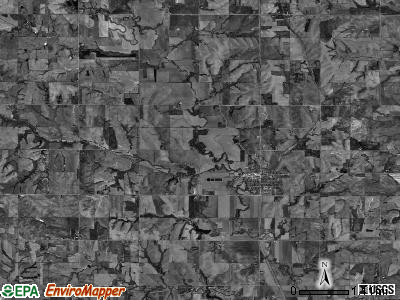 Oak Creek township, Nebraska satellite photo by USGS