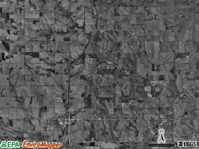 Richland township, Nebraska satellite photo by USGS