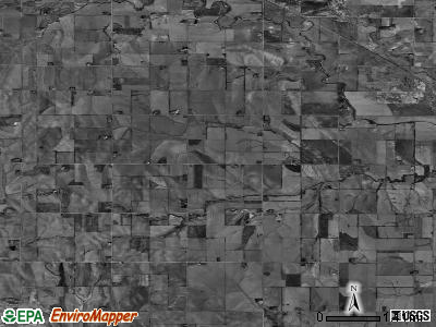 Green township, Nebraska satellite photo by USGS