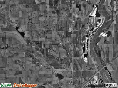 Clear Creek township, Nebraska satellite photo by USGS