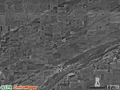 Chapman township, Nebraska satellite photo by USGS