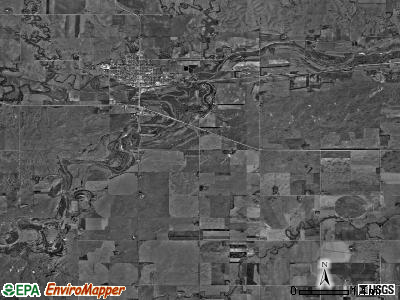 Garfield township, Nebraska satellite photo by USGS