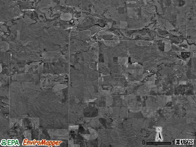 Harrison township, Nebraska satellite photo by USGS