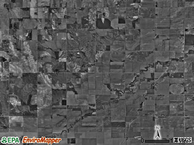 Cameron township, Nebraska satellite photo by USGS