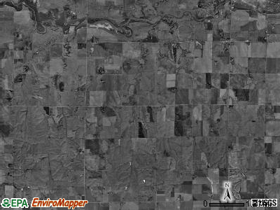 Rusco township, Nebraska satellite photo by USGS