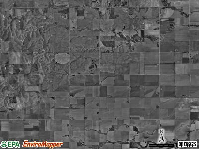 Sharon township, Nebraska satellite photo by USGS