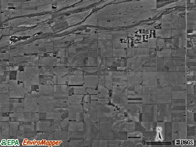 South Platte township, Nebraska satellite photo by USGS
